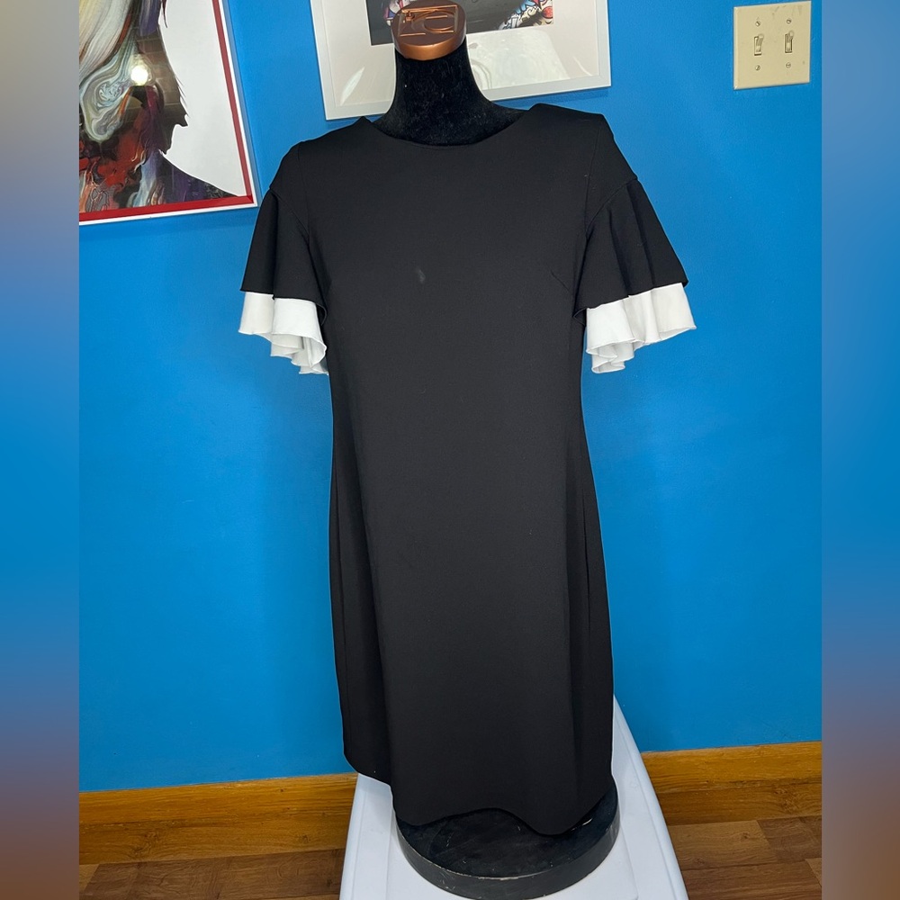 Tommy Hilfiger black and white pencil dress size 8